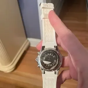 Michele | Accessories | Michele Watch With Silver Face And  display picture 3